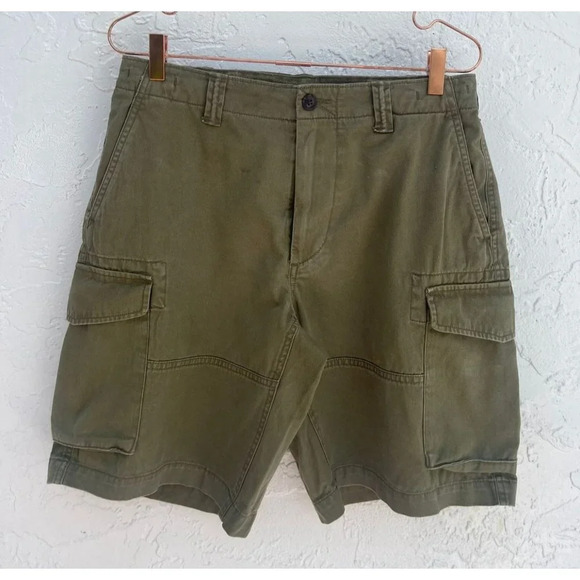 Polo Ralph Lauren Mens Flat Front Relaxed Fit Outdoor Cargo Short Green Sz 29 - Picture 1 of 12